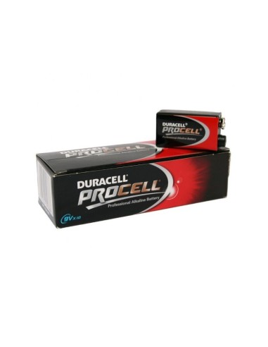 Pile 9V Procell 6LR61 (pack de 10pces)