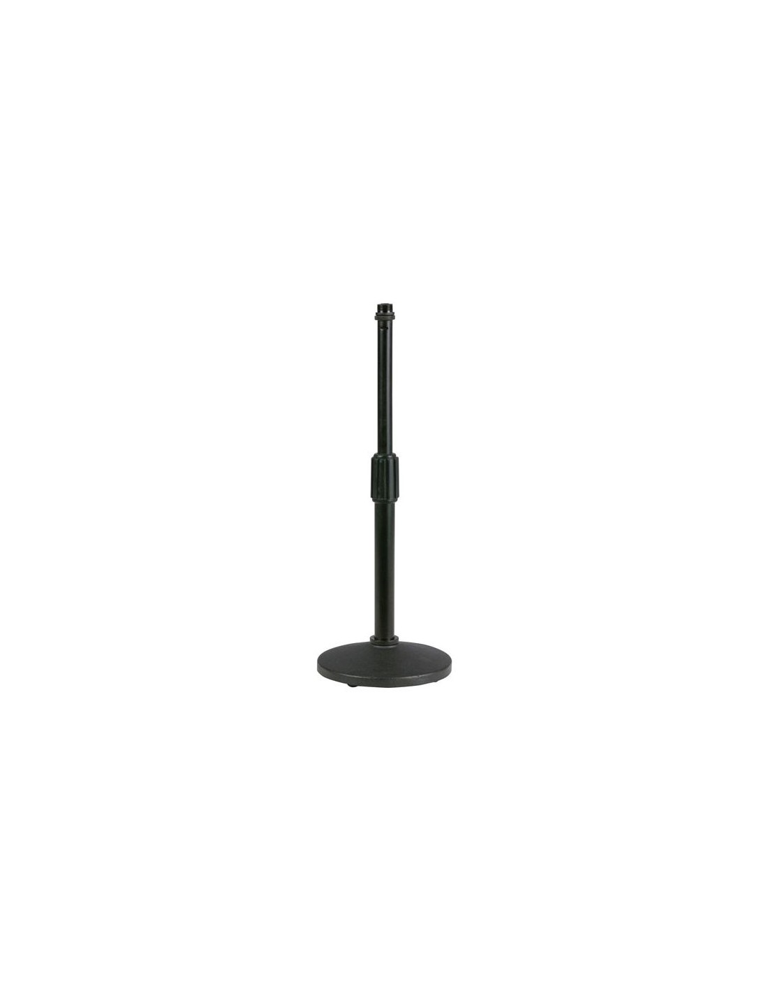 Pied de micro pour table. Noir, hauteur de 37 cm et poids de 0,8 kg