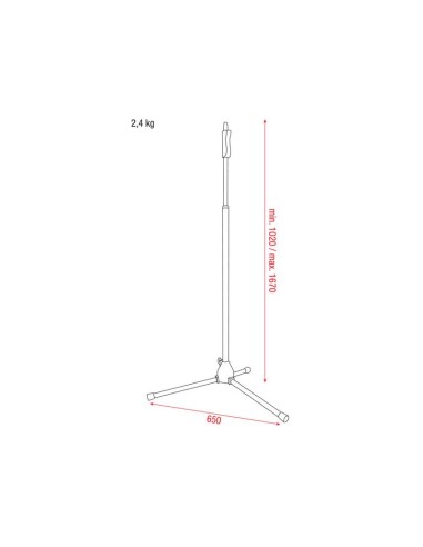 DAP QUICK LOCK MICROPHONE STAND