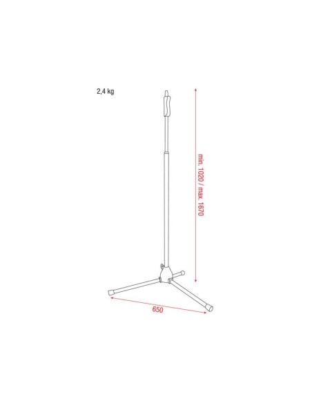 DAP QUICK LOCK MICROPHONE STAND