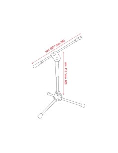 DAP-Audio Microphone Stand Ergo2 2