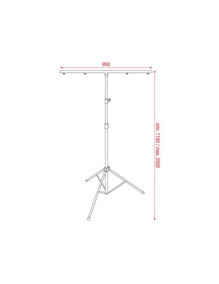 SHOWTEC LIGHT STAND ECO (10KG)