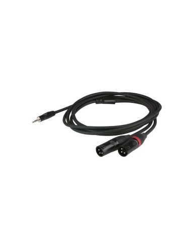 Câbles stéréo mini-jack / 2 XLR M 3m