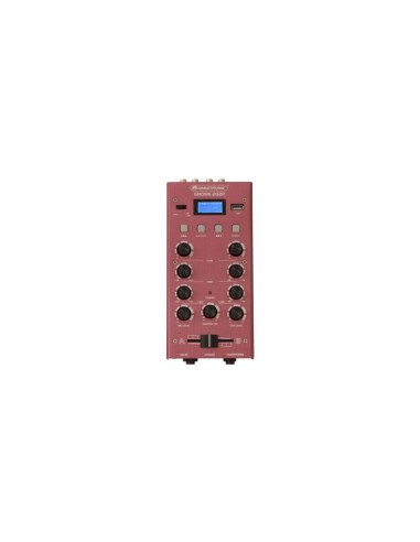 OMNITRONIC GNOME-202P Mini-mixer Rouge