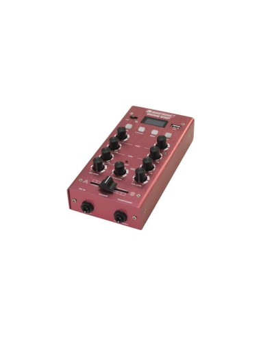 OMNITRONIC GNOME-202P Mini-mixer Rouge