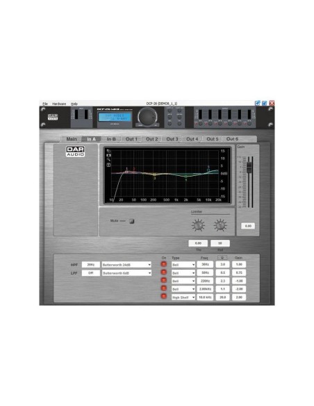 Filtre actif digital DAP DCP-26 MKII