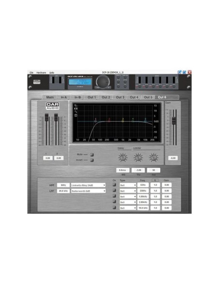 Filtre actif digital DAP DCP-26 MKII