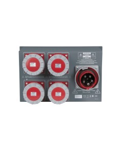 SHOWTEC PSA-125A4C 4 x MCB, CEE out 2