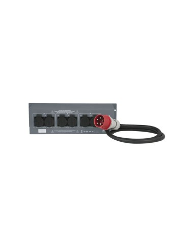 SHOWTEC PSA-32A6S 6x MCB, Schuko out