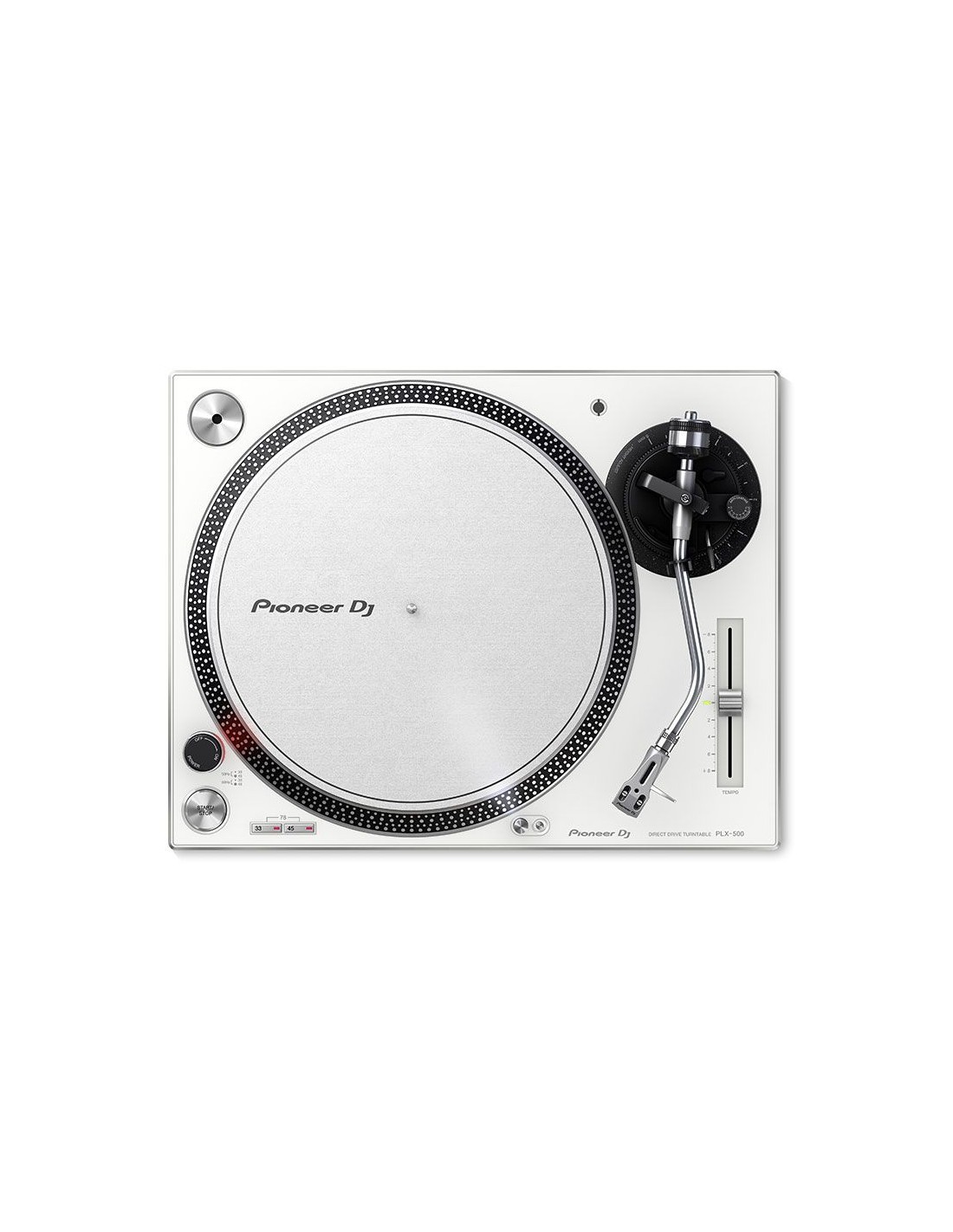 Pioneer DJ PLX-500 Platine vinyle à entraînement direct (Blanc)