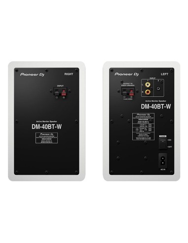 PIONEER DJ DM-40BT-W (LA PAIRE)