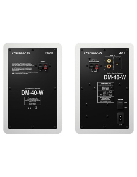 PIONEER DJ DM-40-W (La paire)
