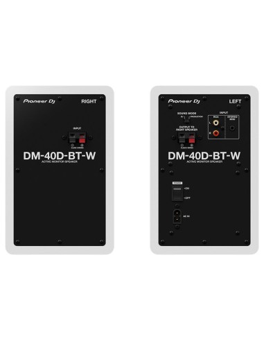PIONEER DJ DM-40D-BT-W (la paire)