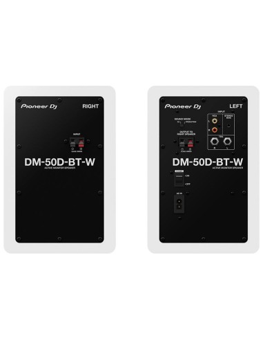 PIONEER DJ DM-50D-BT-W (La paire)